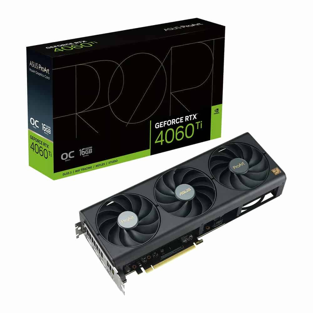 ASUS NVIDIA GeForce RTX 4060 Ti 16GB ProArt OC Ada Lovelace Graphics Card